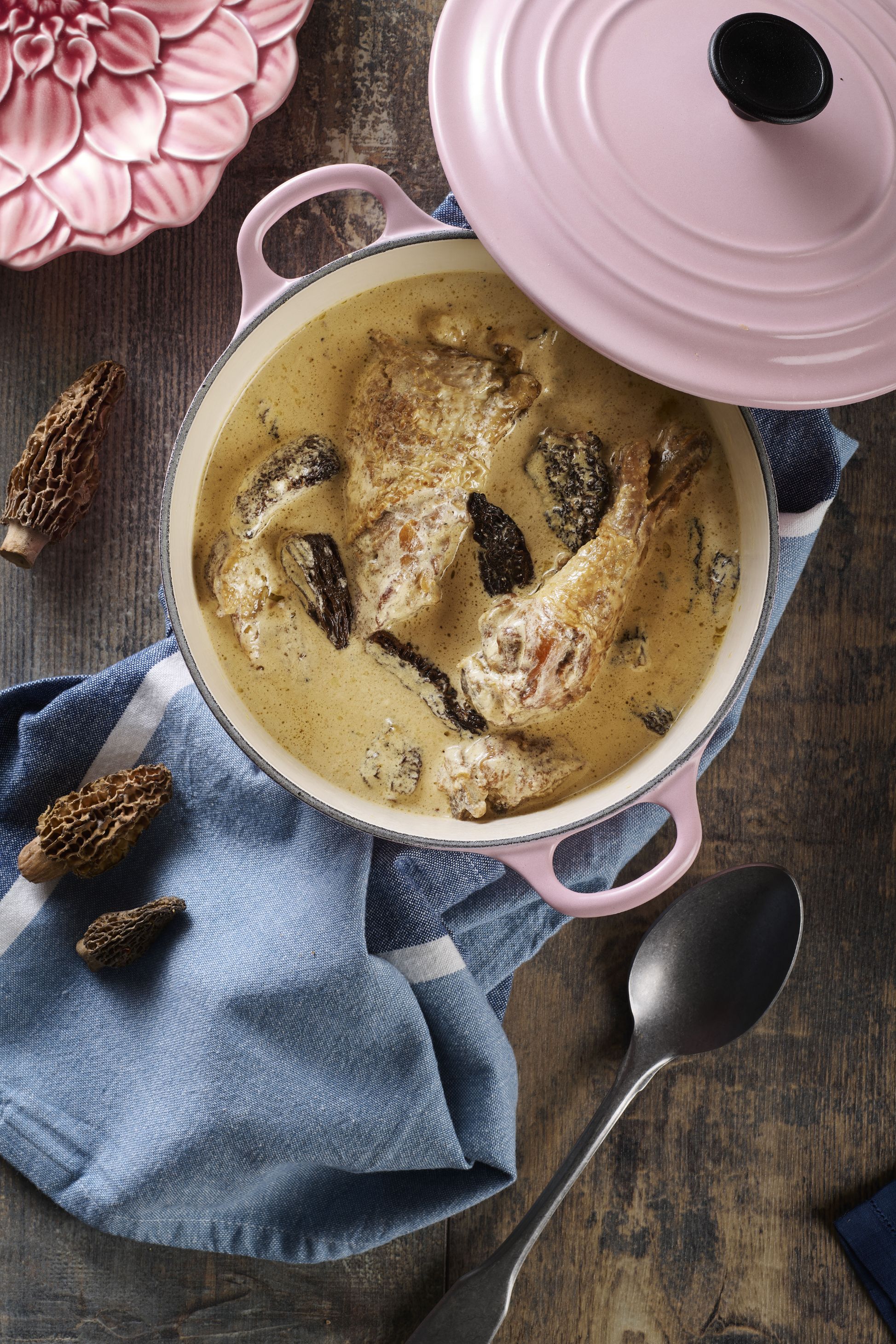 Recette volaille Bresse morilles